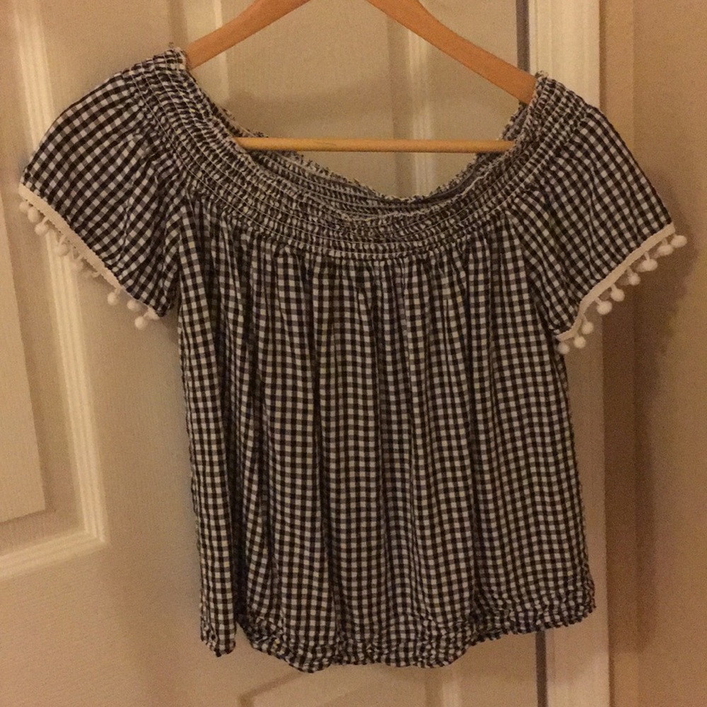 off-the-shoulder top